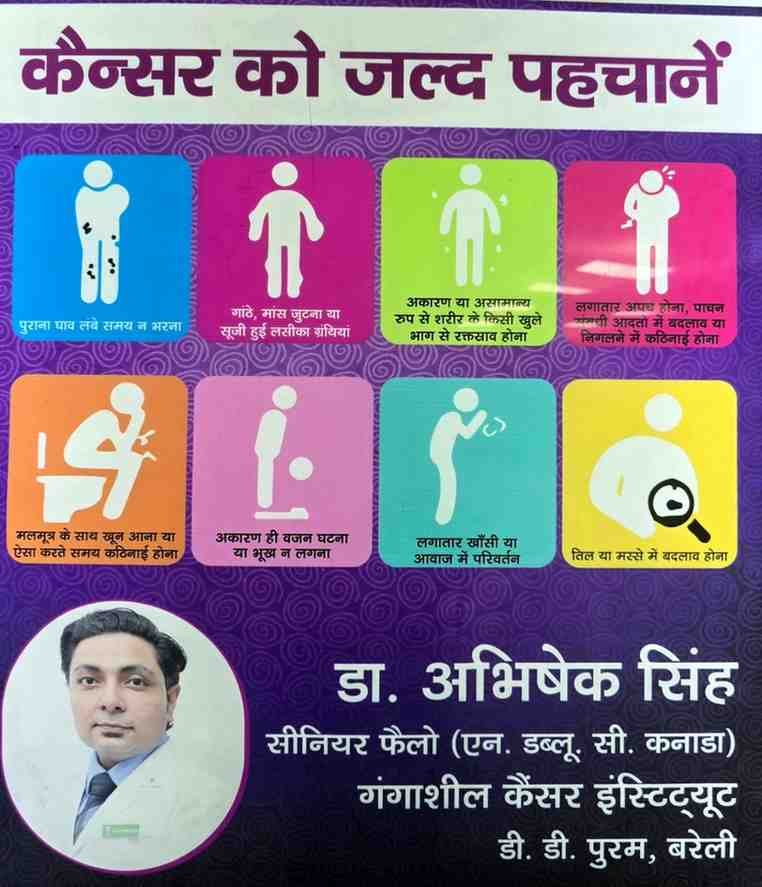 Early Cancer Detection Infographic Campaign by Dr. Abhishek Singh